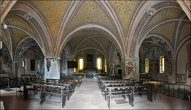 L'intérieur de la chiesa Vecchia de Belgirate