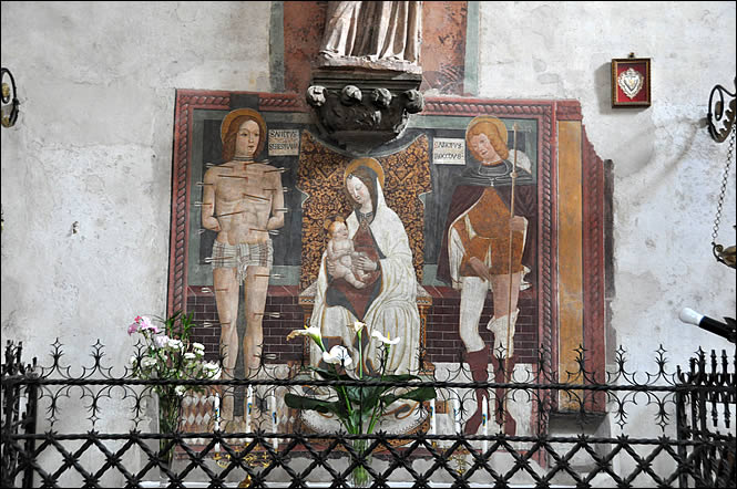 Fresque de l'église de Castiglione Olona