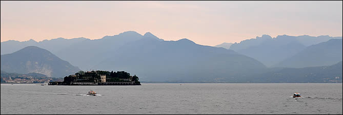 Vue sur le lac depuis Stresa